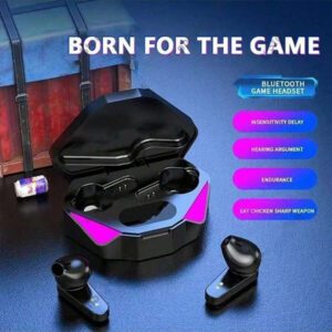 Écouteurs de jeu TWS X15 sans fil Bluetooth avec micro, son grave, positionnement audio 9D stéréo Musique Hifi Casque pour joueur, capacité de batterie 200 mAh