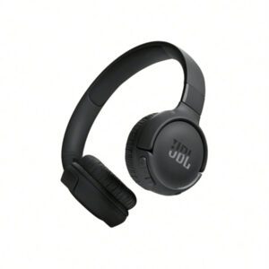 JBL Casque Bluetooth TUNE520BT sans fil à annulation de bruit, écouteurs avec 57 heures d'autonomie, Bluetooth 5.3 - Noir