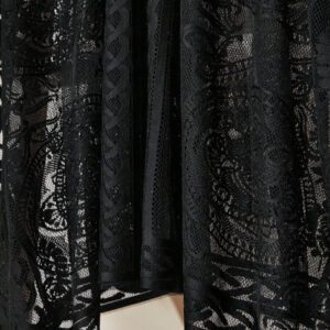 Swim Lushoire Top ample kimono à manches chauve-souris col en V en dentelle florale pour femmes