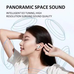 MEIYIXING Casque sans fil Meiyixing - Un boîtier de charge pour casque avec écran tactile LCD. Avec une capacité de 180mAh, il peut fournir jusqu'à 5 heures de lecture par charge. Les écouteurs offrent un effet stéréo, prennent en charge la fonction d'écouteurs sans fil et sont dotés d'un microphone antibruit intelligent intégré, convenant aux écouteurs intra-auriculaires.