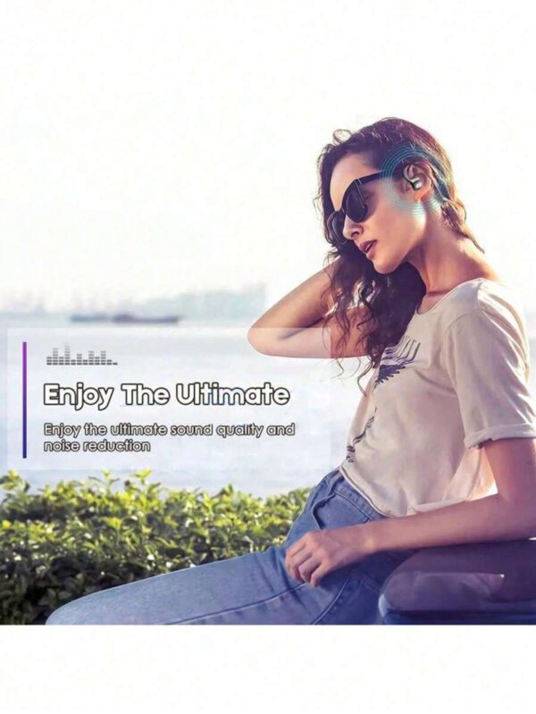 GENAI Écouteurs sans fil sport 2025 NOUVEAU BT 5.3 Casques Ultra Longue Durée de Lecture Avec Affichage LED Basses Puissantes Écouteurs Supra-Auriculaires Avec Crochets d'Oreille Étanches Pour Gym/Course/Entraînement – Image 3