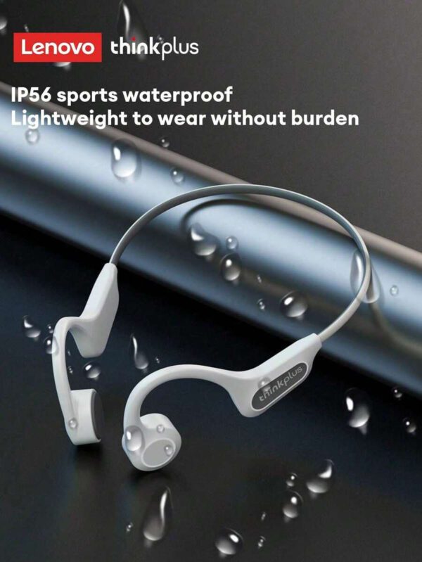Lenovo Écouteurs à conduction osseuse Lenovo X3PRO TWS Fone Bluetooth sans fil. Écouteurs pour le sport, la conduite, le cyclisme. Casque pour course à pied – Image 3