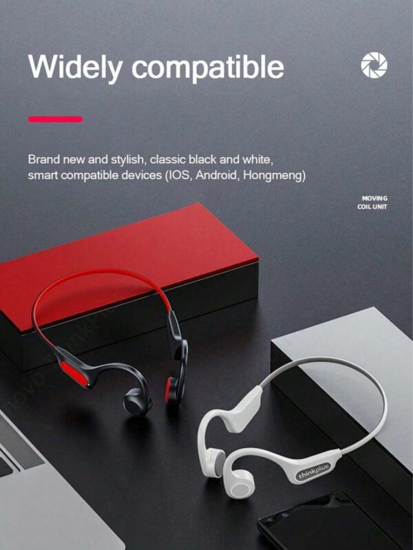 Lenovo Écouteurs à conduction osseuse Lenovo X3PRO TWS Fone Bluetooth sans fil. Écouteurs pour le sport, la conduite, le cyclisme. Casque pour course à pied – Image 17