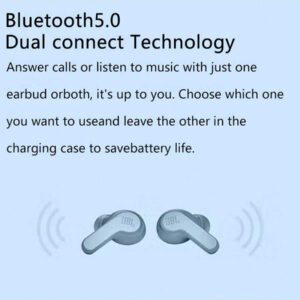 JBL Écouteurs intra-auriculaires sans fil JBL Wave 200TWS d'origine, son grave profond JBL, Bluetooth 5.0, W200TWS écouteurs true wireless TWS sport JBL