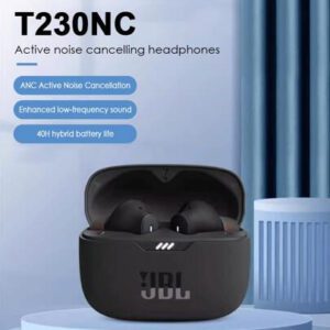 JBL Écouteurs intra-auriculaires Bluetooth sans fil JBLTUNE230NCTWS, réduction active du bruit adaptative, écouteurs intra-auriculaires, sport, course à pied, appels étanches