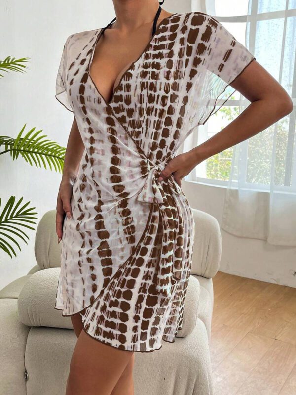 Swim Lushoire Kimono cache-maillot en tie dye pour la plage/les vacances – Image 21