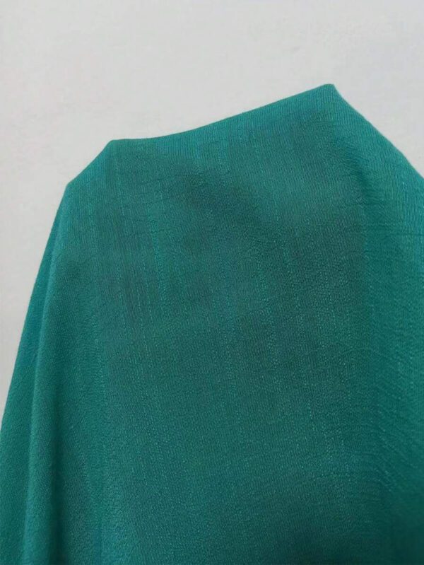 Swim Vcay Robe Kimono décontractée décontracté à manches courtes et boutonnage simple, couleur unie, pour vacances – Image 35