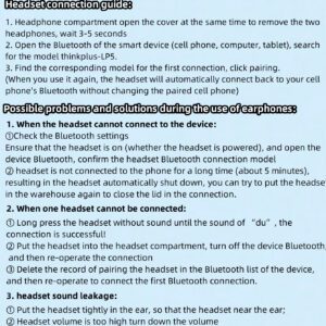 Lenovo Écouteurs Bluetooth LP5 d'origine, micro-intra-auriculaire avec son stéréo 5.3 haute qualité, annulation intelligente du bruit, musique, jeux, autonomie ultra-longue, sport et course, faible latence, annulation passive du bruit. Écouteurs sans fil compatibles avec les smartphones, ordinateurs portables, Android et
