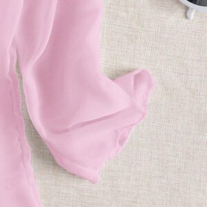 Swim Basics Kimono couvrant de couleur unie transparent pour les vacances/la plage