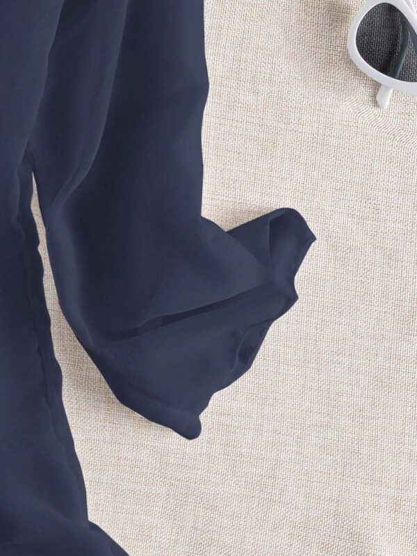 Swim Basics Kimono couvrant de couleur unie transparent pour les vacances/la plage – Image 37