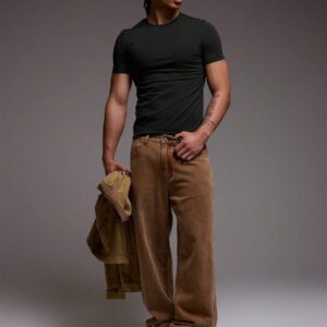 Musero T-shirt ajusté coupe slim, basiques printemps été