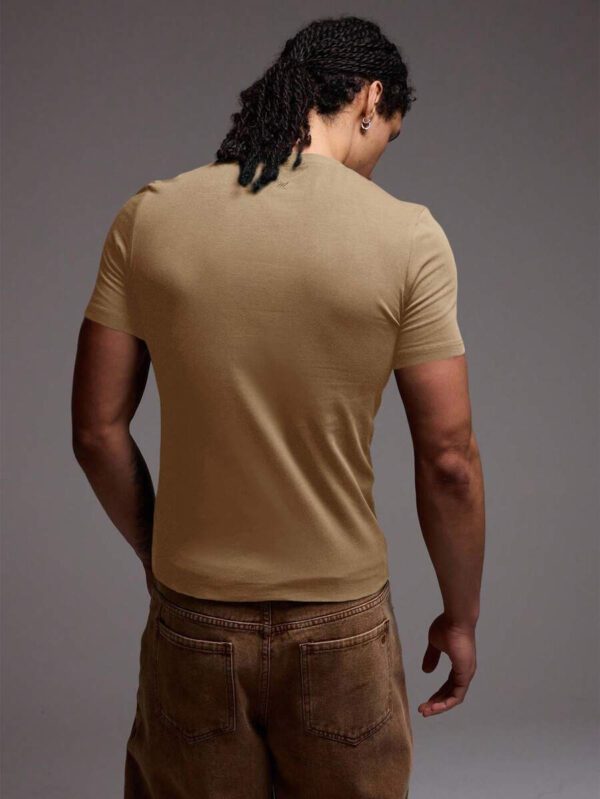 Musero T-shirt ajusté coupe slim, basiques printemps été – Image 25