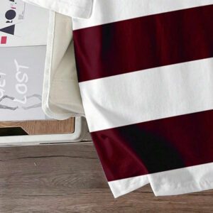 Manfinity Joysei T-shirt décontracté à rayures simple pour hommes, polyvalent pour l'été