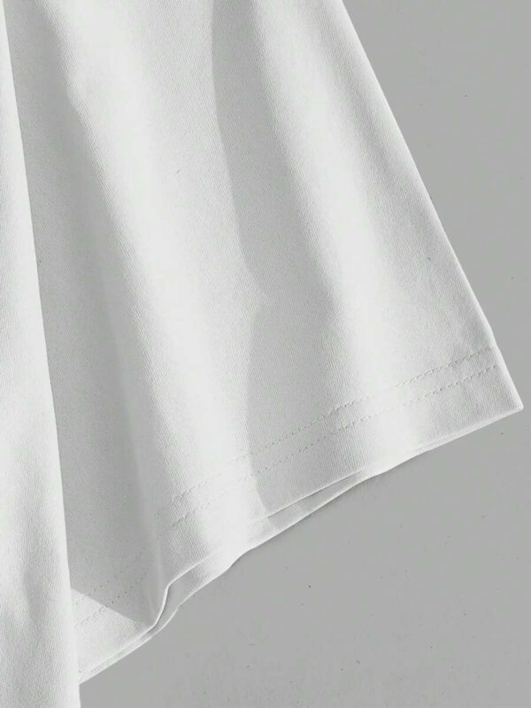 Manfinity Joysei T-shirt ample à manches tombantes à imprimé floral casual pour homme, été – Image 7