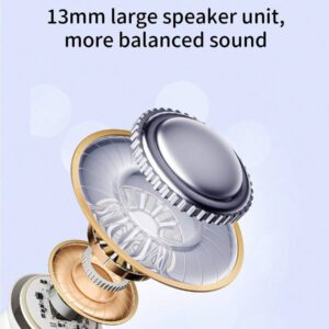 HP Écouteurs sans fil HP EarPod : Outil de nettoyage gratuit, 30 heures d'autonomie, convient aux sports et à la vie quotidienne, compatible avec , Android et iOS, prise en charge des appels vocaux, cadeau mignon pour les filles, rentrée des classes