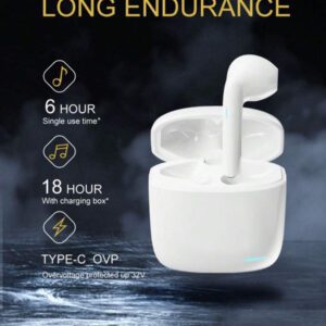 Earbuds Sans Fil Ly02 Avec Réduction De Bruit Enc Pour Appel/contrôle Tactile Avec Port De Charge Usb-c, Écouteurs Pour Les Fêtes, Écouteurs Et Haut-parleur Pour Les Jeux, Microphone - Cadeau De La Saint-valentin