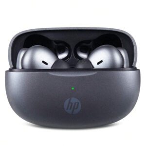 HP Casque sans fil HP: 30 heures d'autonomie, adapté à la vie sportive, compatible avec Android et iOS, prise en charge des appels vocaux, convient aux femmes, aux enfants, aux hommes et aux adultes, livré avec un sac de rangement pour casque, cadeau de Noël