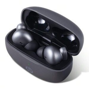 HP Casque sans fil HP: 30 heures d'autonomie, adapté à la vie sportive, compatible avec Android et iOS, prise en charge des appels vocaux, convient aux femmes, aux enfants, aux hommes et aux adultes, livré avec un sac de rangement pour casque, cadeau de Noël