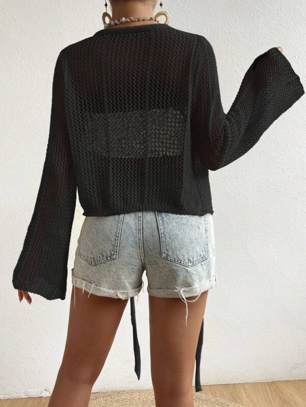 SHEIN Swim Kimono à nœud manches évasées (sans soutien-gorge) – Image 10