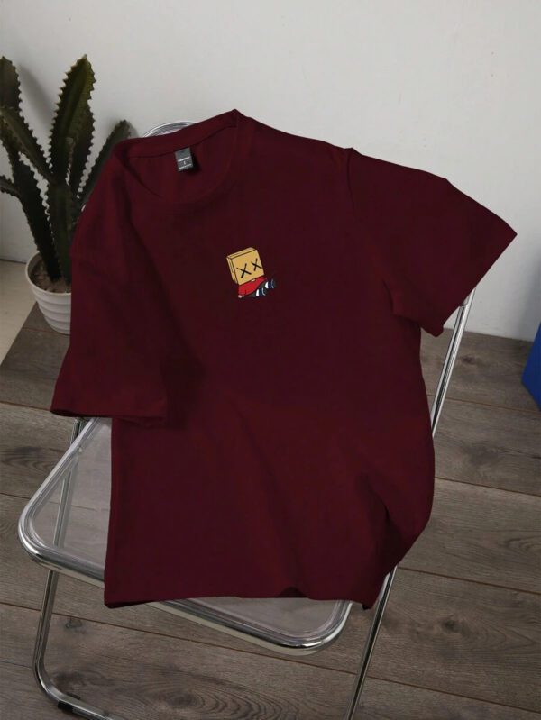 Manfinity Hypemode T-shirt décontracté à col rond, manches courtes avec imprimé de dessin animé mignon pour homme en été. Cadeau pour le petit ami, pour sortir – Image 35