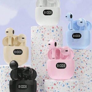 Écouteurs intra-auriculaires à réduction de bruit intelligents ENC, casque intra-auriculaire stéréo HIFI avec affichage de puissance LED, détection de port intelligent, contrôle tactile 3D par empreinte digitale, modes jeu et musique, faible latence, longue durée de vie de la batterie, étanche, convient aux appareils Bluetooth, idéal pour les cadeaux et les vacances