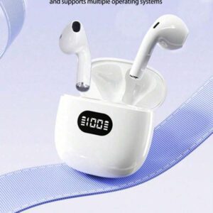 Écouteurs intra-auriculaires à réduction de bruit intelligents ENC, casque intra-auriculaire stéréo HIFI avec affichage de puissance LED, détection de port intelligent, contrôle tactile 3D par empreinte digitale, modes jeu et musique, faible latence, longue durée de vie de la batterie, étanche, convient aux appareils Bluetooth, idéal pour les cadeaux et les vacances