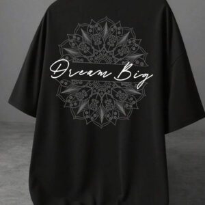 Manfinity LEGND T-shirt à col rond à manches courtes avec imprimé de montagne pour hommes, cadeau pour petit ami, pour sortir
