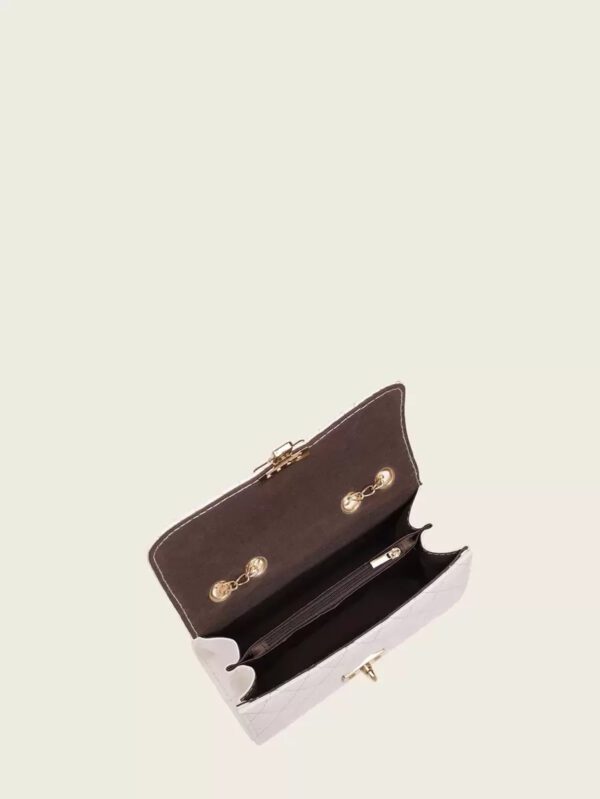 Dames Sac À Bandoulière Matelassé , À La Mode Pochette À Chaîne , Sac Porté Épaule , Sac Carré – Image 14