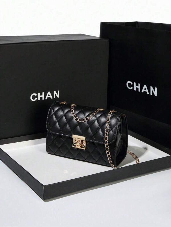 Dames Sac À Bandoulière Matelassé , À La Mode Pochette À Chaîne , Sac Porté Épaule , Sac Carré – Image 24