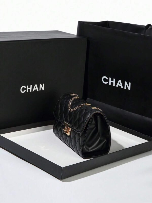 Dames Sac À Bandoulière Matelassé , À La Mode Pochette À Chaîne , Sac Porté Épaule , Sac Carré – Image 25