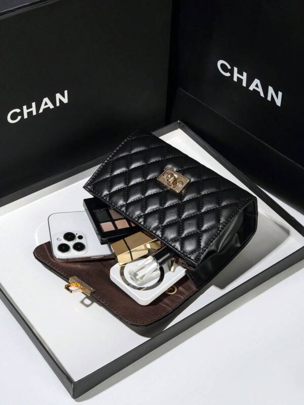 Dames Sac À Bandoulière Matelassé , À La Mode Pochette À Chaîne , Sac Porté Épaule , Sac Carré – Image 27
