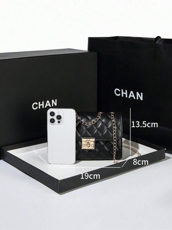Dames Sac À Bandoulière Matelassé , À La Mode Pochette À Chaîne , Sac Porté Épaule , Sac Carré – Image 28