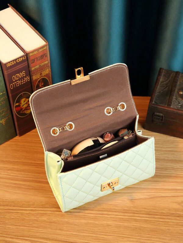 Dames Sac À Bandoulière Matelassé , À La Mode Pochette À Chaîne , Sac Porté Épaule , Sac Carré – Image 35