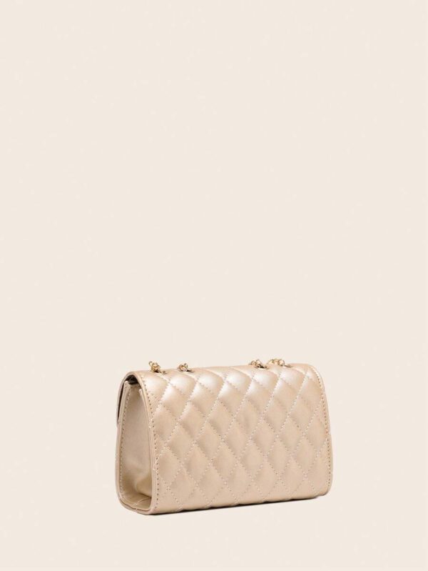 Dames Sac À Bandoulière Matelassé , À La Mode Pochette À Chaîne , Sac Porté Épaule , Sac Carré – Image 39