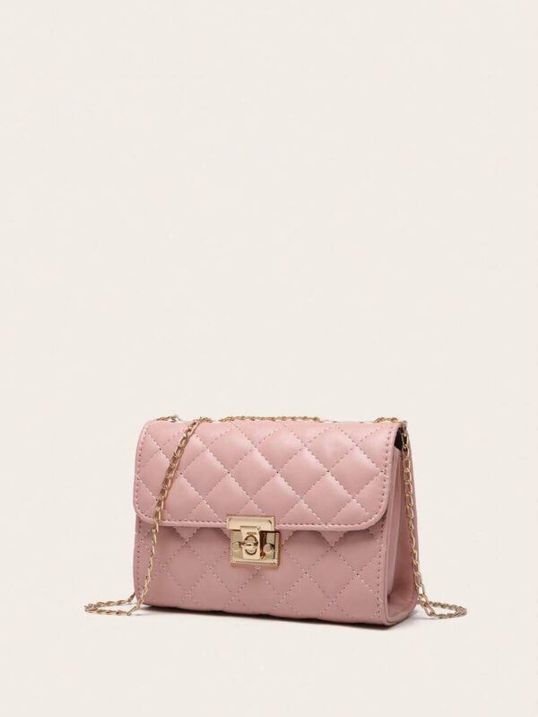 Dames Sac À Bandoulière Matelassé , À La Mode Pochette À Chaîne , Sac Porté Épaule , Sac Carré – Image 52