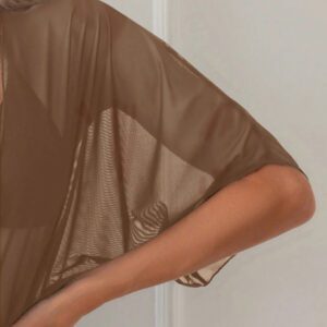 Swim Basics Kimono simple pour femmes couleur unie pour couvrir, pour un usage quotidien