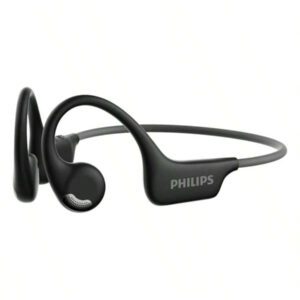 PHILIPS Casque Bluetooth sans fil TAA1708 Batterie grande capacité Confortable à porter Autonomie de la batterie longue durée IP54 étanche à l'eau et à la poussière Grand diaphragme dynamique Champ sonore surround panoramique Noir