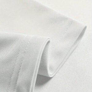 Manfinity Dauomo T-shirt graphique pour Hommes, Club de course de Monaco pour Aventure en Plein Air, Manches Courtes Casual Col Rond, Imprimé Circuit de Monaco, Mélange de Polyester Blanc, Adapté pour le Portage en Extérieur