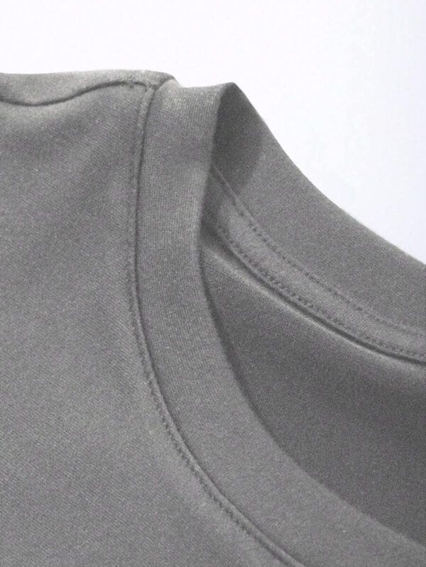 DAZY T-shirt de sport et de yoga à col rond basique et décontracté pour femmes, noir, pour l'été – Image 18