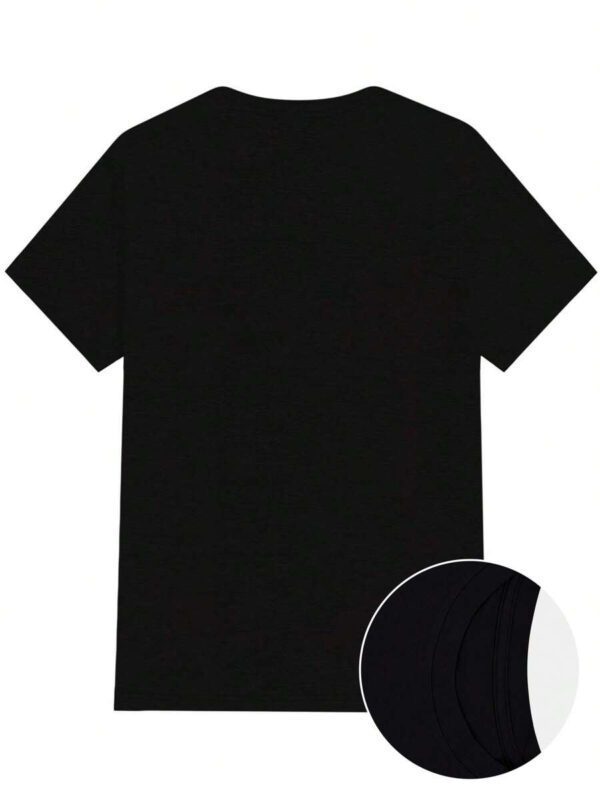 T-shirt imprimé "Goodness", t-shirt décontracté à manches courtes pour homme pour l'été – Image 3