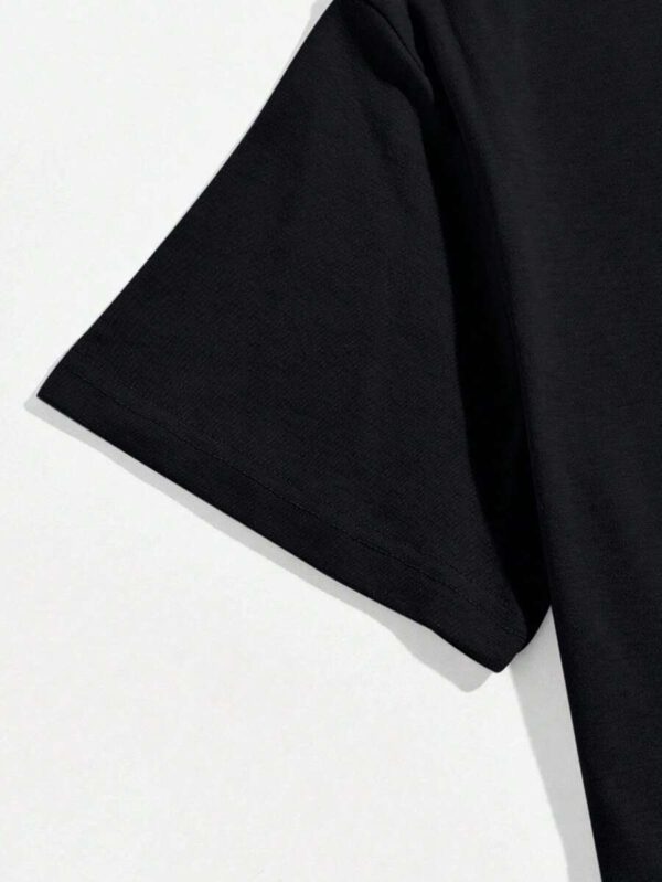T-shirt imprimé "Goodness", t-shirt décontracté à manches courtes pour homme pour l'été – Image 5