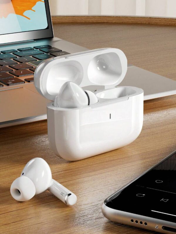 Écouteurs sans fil véritables - compatibles avec Apple et Android, microphone intégré, écouteurs résistants à la transpiration, jusqu'à 24 heures d'autonomie - blanc, écouteurs  sans fil, airbuds, pour étui airpuds – Image 27