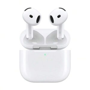 Écouteurs sans fil Pods (4e génération), casque Bluetooth, audio spatial personnalisé, résistant à la transpiration et à l'eau, étui de chargement Lightning inclus, jusqu'à 30 heures d'autonomie