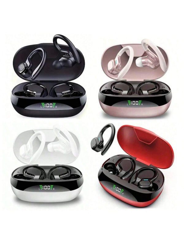 Écouteurs intra-auriculaires sans fil avec une qualité sonore haute-fidélité, puce 5.3, jusqu'à 36 heures de temps de jeu, commande tactile, charge rapide USB-C, indicateur de batterie LED, microphone anti-bruit, batterie lithium-polymère rechargeable. Convient pour les thèmes d'animés, jeux vidéo, séries TV, animaux et films. Idéal pour les sports et les entraînements – Image 2