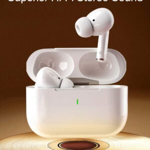 Écouteurs sans fil véritables - compatibles avec Apple et Android, microphone intégré, écouteurs résistants à la transpiration, jusqu'à 24 heures d'autonomie - blanc, écouteurs  sans fil, Airbus's, pour étui Airpuds