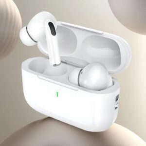 Écouteurs sans fil véritables - compatibles avec Apple et Android, microphone intégré, écouteurs résistants à la transpiration, jusqu'à 24 heures d'autonomie - blanc, écouteurs  sans fil, Airbus's, pour étui Airpuds
