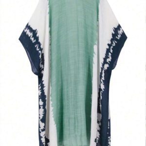Beautiful Nomad Kimono femme cache-maillot en tie-dye aux couleurs contrastées