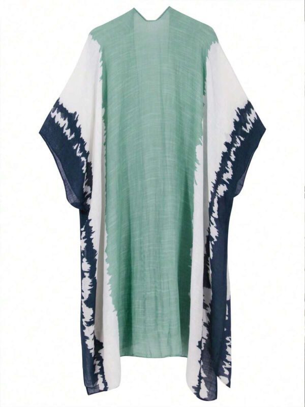 Beautiful Nomad Kimono femme cache-maillot en tie-dye aux couleurs contrastées – Image 3