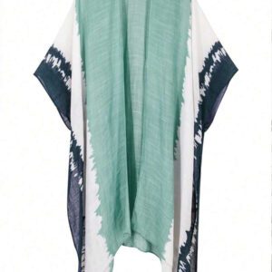 Beautiful Nomad Kimono femme cache-maillot en tie-dye aux couleurs contrastées