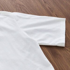 SWAVVY T-shirt court ample blanc pour homme, style été
